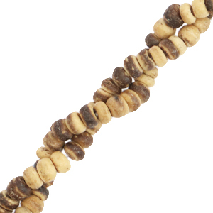 Coconut beads disc 4mm Natural brown (natural colour of the bead)