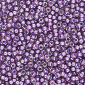 Miyuki seed beads 11/0 Fancy Lined Lavender Purple 11-2264