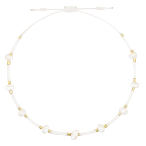 Ready-made Bracelets Pearl Miyuki White