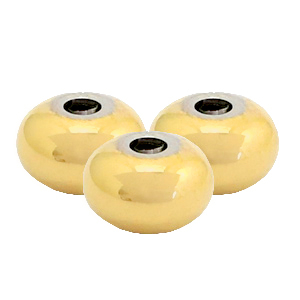 Stainless steel beads 8mm Gold