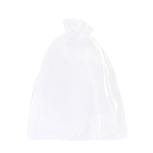 Jewellery Organza Bag 13x18cm White