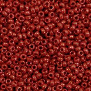 Miyuki seed beads 11/0 Duracoat Opaque Jujube Red 11-4469