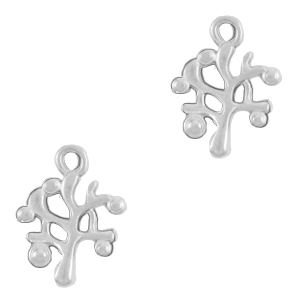 DQ European metal charms tree Antique Silver (nickel free)