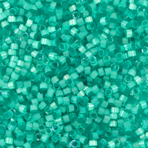 Miyuki beads delica's 11/0 Silk Satin Dyed Aqua Green DB-1813