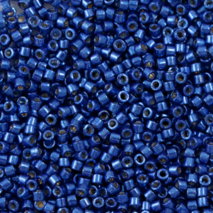 Miyuki beads delica's 11/0 Duracoat Galvanized Navy Blue DB-2511