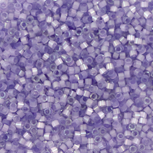 Miyuki beads delica's 11/0 Silk Satin Dyed Lilac DB-1809