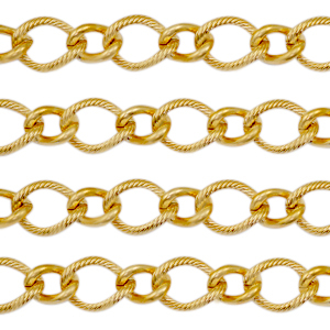 Stainless steel belcher chain anchor cable Gold