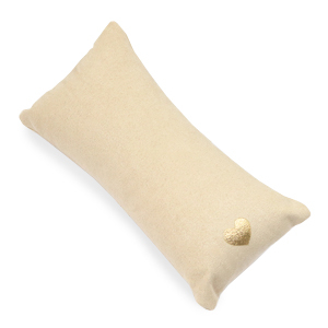 Jewellery display cushion velvet &hearts; Natural Beige
