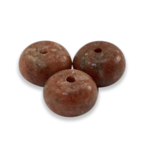 Natural stone beads Granite rondelle 8x5mm Burgundy Red