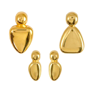 DQ European metal charms family Gold (nickel free)