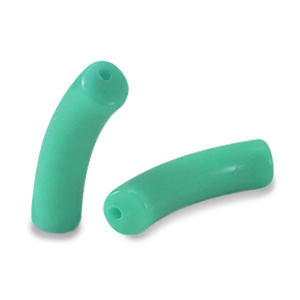 Acrylic beads tube Turquoise