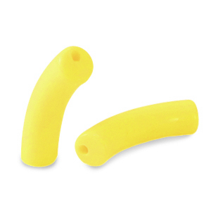 Acrylic beads tube Blazing yellow