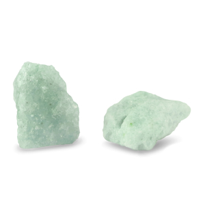 Raw natural stone beads Meadow Green