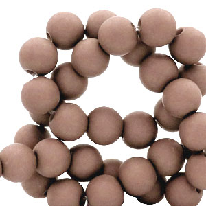 8 mm acrylic beads Mauve Purple