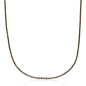 Stainless steel necklaces Gold-Black