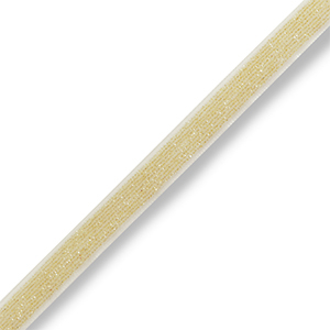 Ribbon Beige-Gold Glitter