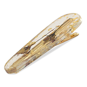 Hair accessories hairclips with dried flowers Burgundy Red-Gold