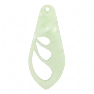 Resin pendants wing Neo Mint Green