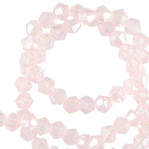 Top faceted beads bicone 4mm Palace Rose
