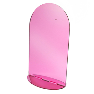 Plexx jewellery display for earrings Magenta Pink