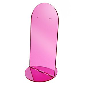 Plexx jewellery display for earrings Magenta Pink
