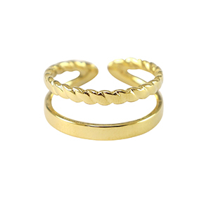 Stainless steel rings Gold