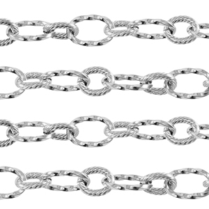Stainless steel findings belcher chain anchor cable Silver
