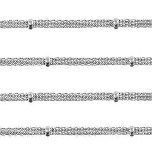 Stainless steel findings belcher chain Silver