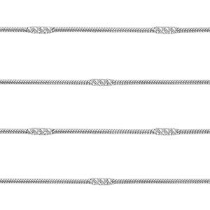 Stainless steel findings belcher chain Silver