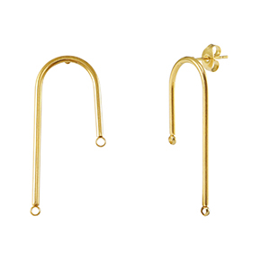 Stainless steel earrings Gold