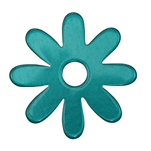 Polaris Lucido pendants flower Teal Green