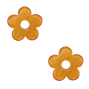 Polaris Lucido pendants flower Carrot Orange