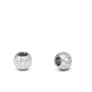 Stainless steel beads 3mm Silver