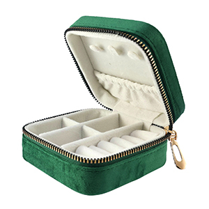 Jewellery travel box Green