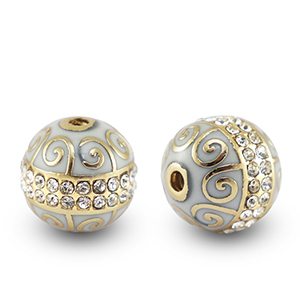 Bohemian beads Grey