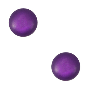 4 mm soft Polaris Elements cabochon "Birthstones" February SS16 shiny Grape Purple
