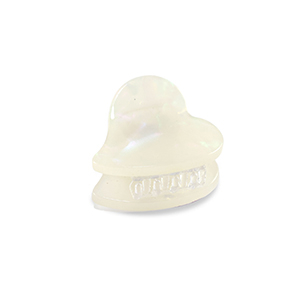 Hair accessories hair claw heart White
