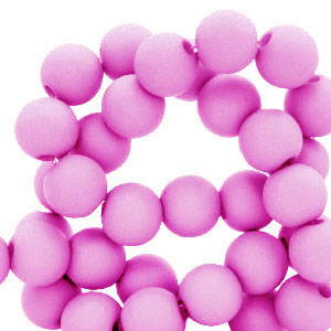 8 mm acrylic beads Light Purple