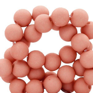 6 mm acrylic beads Mauve