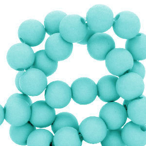 4 mm acrylic beads Sky Blue