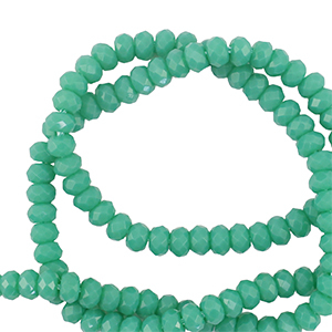 Natural stone beads 4mm faceted polished Erin Green