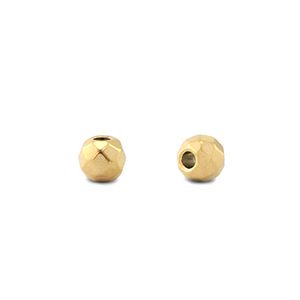 Stainless steel beads 4mm Gold