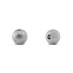 Stainless steel beads 6mm Silver