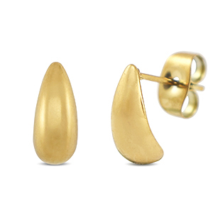 Stainless steel earrings / earpin Gold
