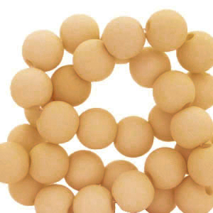 8 mm acrylic beads Light Brown