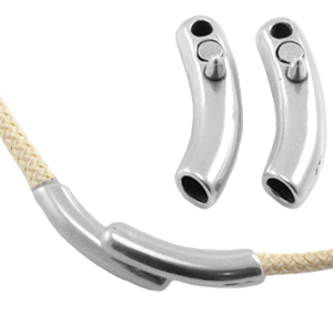 DQ magnetic clasp for 5mm (Dreamz)cord Antique silver (nickel free)