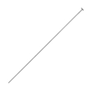 DQ European metal headpins 50mm Antique Silver (nickel free)