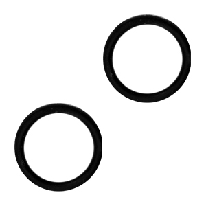 Rubber ends Black