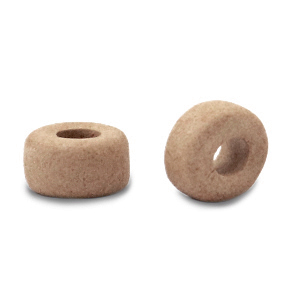 DQ greek ceramic beads 7mm Sand Beige