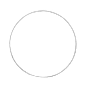 DQ European metal findings closed rings 30mm Antique Silver (nickel free)